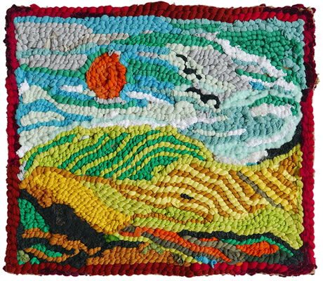 Birds over Yellow Fields